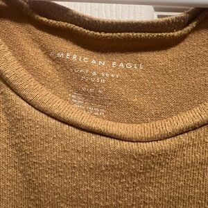 American Eagle Outfitters Women's Long Sleeve Tee - Tan